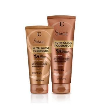 Imagem de Kit Siàge Nutri Óleos Poderosos Eudora 2 itens-Unissex