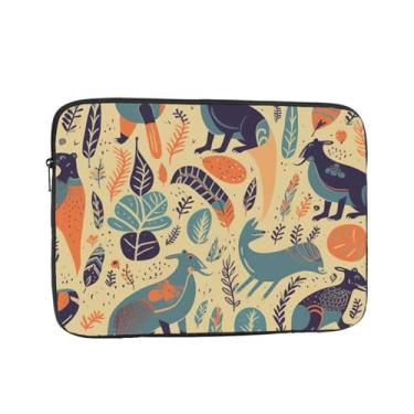 Imagem de Capa protetora para notebook de animais australianos de 10 polegadas à prova de choque, resistente à água, bolsa de transporte para computador, pasta portátil para homens e mulheres