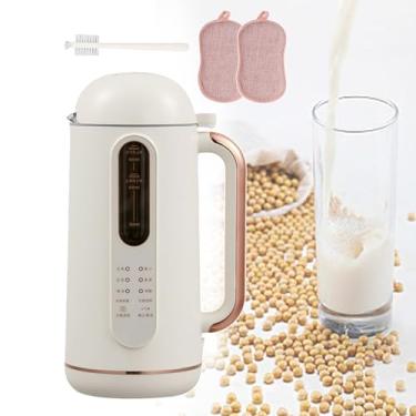 Imagem de CNAOHGHN 30 Oz Nut Milk Maker With 6 Blades,MáQuina De Leite De Soja 6 Em 1,MáQuina De Fazer Leite De AmêNdoa,Keep Warm/12-Hour Delay Para Caseiro/Nozes/Aveia
