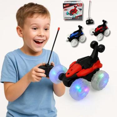 Imagem de Carrinho de Controle Remoto Com Luzes e Som Giro de 360 graus Cores So
