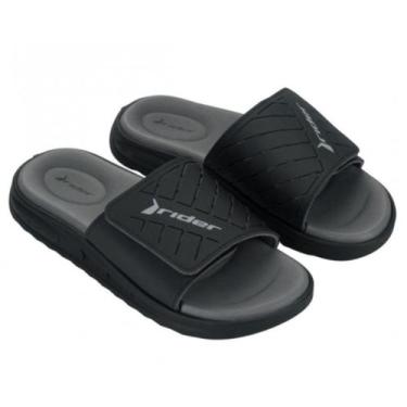 Imagem de Chinelo slide rider r soft plus 12529 - GRENDENE, Preto pto cinza, 42