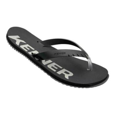 Imagem de Sandália Chinelo Kenner RED Silicone DNN, Cinza, Preto, 39