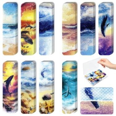 Imagem de 90 adesivos sensoriais – 2 superfícies texturizadas, caixa de armazenamento incluída – tiras sensoriais e calmantes para escritório, mesa de sala de aula, professores, adesivos adultos para alívio da