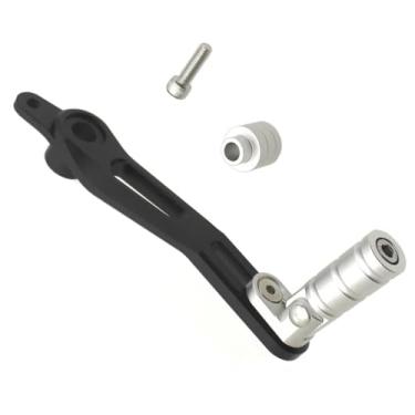Imagem de RAGBUSCLE Pedal de mudança de marchas prata, 1 peça de substituição de suporte de alavanca de câmbio de liga de alumínio compatível com Ducati Multistrada 1200 Enduro 2011-2018