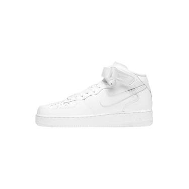 Imagem de Nike Tênis masculino Air Force 1 Mid '07, Branco/Branco, 42