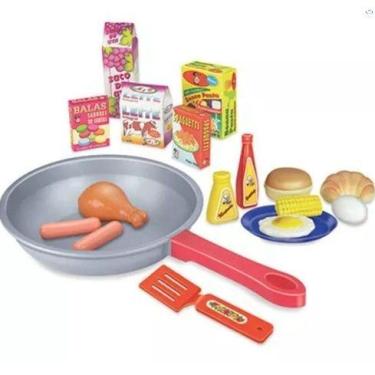 Imagem de Kit Frigideira Gourmet Infantil Comida Com Acessórios 18 Pç - PICA PAU
