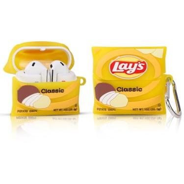 Imagem de XMBYGY Capa para Samsung Galaxy Buds 3 e para fones de ouvido Galaxy Buds 3 Pro com mosquetão, capa protetora de silicone à prova de choque com design de desenho animado para homens e mulheres