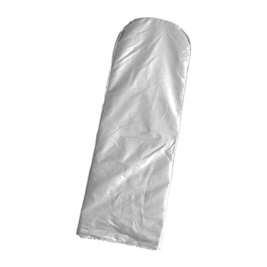 Imagem de Whtkoph Capa para Escada Dobrável, Bolsa de Armazenamento para Escada, Capa Protetora com Abertura Elástica, Protetor de Escada Resistente às Intempéries, 50cmx6.5cmx124cm