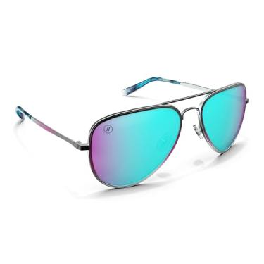 Imagem de Blenders Eyewear Série A – Óculos de sol polarizados estilo aviador – 100% de proteção UV – para homens e mulheres – Planet Nine