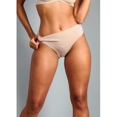 Imagem de Calcinha Biquíni Com Reforço Frontal Jazz BEIGE FONCÉ - Duloren - Biqu