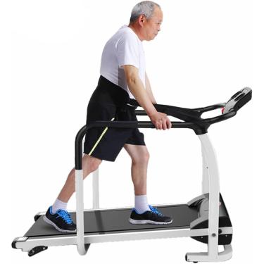 Imagem de Máquina De Caminhada Elétrica De Baixa Velocidade De Meia-idade E Idosa, Esteira, Equipamento De Ginástica Com Apoio De Braço Dobrável