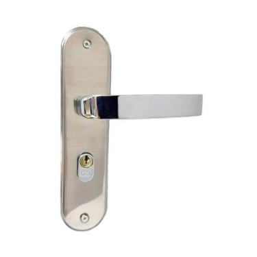 Imagem de Fechadura Cromada Modelo Torino para Porta Externa - Mgm, Tamanho: Ext