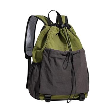 Imagem de Generic Mochila com cordão, mochila para badminton, profissional para raquete de tênis, bolsa para transporte de raquetes para academia de pickleball e, Verde