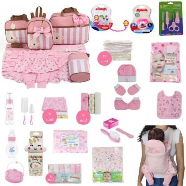 Imagem de Kit Bolsa de Maternidade 5 Peças + Saída maternidade + Enxoval Master 