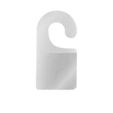 Imagem de NEO BRASIL │ Adhesive Plastic Hang Tabs 1 3/4" X 7/8"│ Hang Tabs Tags Hook for Retail Displays, Price Tags | Ultra Strong Hold | Pack of 300 Units…