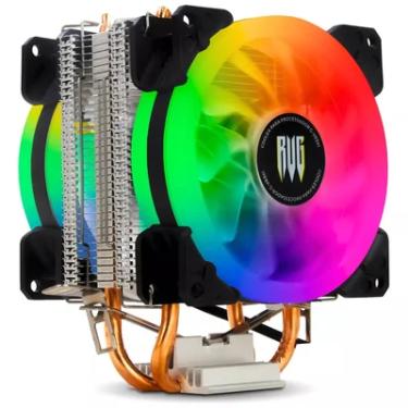 Imagem de Cooler Duplo Processador Cpu RGB Universal Am5 Intel 1700