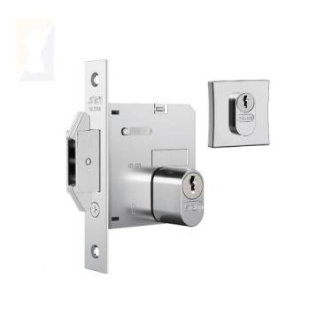 Imagem de Fechadura Stam Correr-bater Externa 1006 Cromado - STAM METALÚRGICA