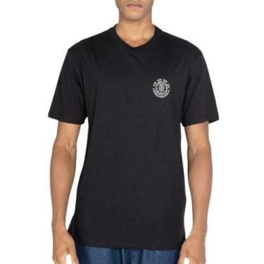 Imagem de Camiseta Element Sliding Preta, M, Preto