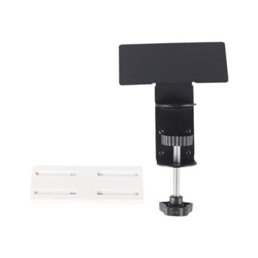 Imagem de KiBcsLic Suporte de mesa para filtro de linha, gerenciamento de cabos de mesa, braçadeira ajustável para suporte de filtro de linha para escritório e casa, Preto