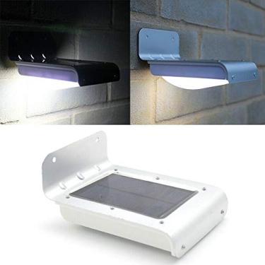 Imagem de Lâmpada de segurança de jardim com sensor de movimento de energia solar de 16 LEDs, luz de parede à prova d'água, ultra brilhante para rua de garagem