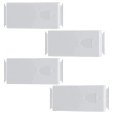 Imagem de Kit 4 Módulo Pulsador Campainha Tramontina 6A 250V Branco