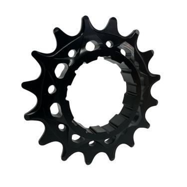 Imagem de Kit Conversão Cog Single Speed Grau 16 Dentes Alumínio Preto BMX