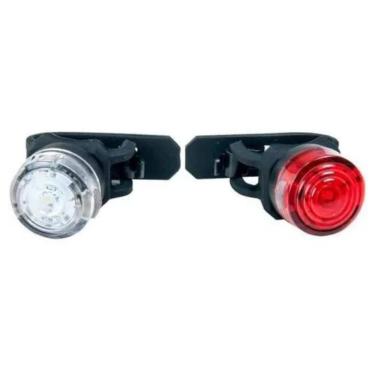 Imagem de Mini Farol Pisca Bike Dianteiro E Traseiro Absolute Jy-6003U