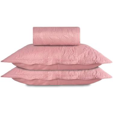 Imagem de Colcha King Size Bouti Ultrasonic 3D Jolitex 3 Peças Rosê