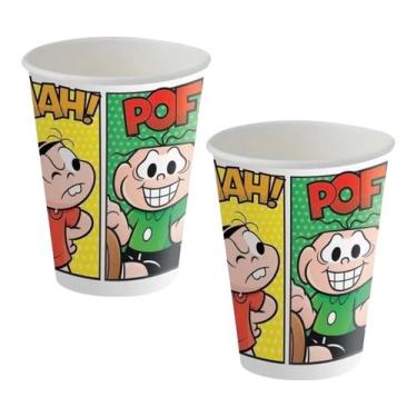 Imagem de 8 Copos de Papel Festa Turma da Mônica 200 ml Festcolor Licenciado - I