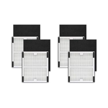 Imagem de Nispira Conjunto de filtros de substituição IAF-H-100B HEPA Carbon B compatível com purificador de ar Idylis B AC-2125, AC-2126, IAP-10-125, IAP-10-050, IAP-10-150, 4 conjuntos