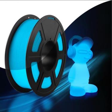 Imagem de Filamento para impressora 3D SUNLU Glow in The Dark PLA 1,75 mm 1 kg