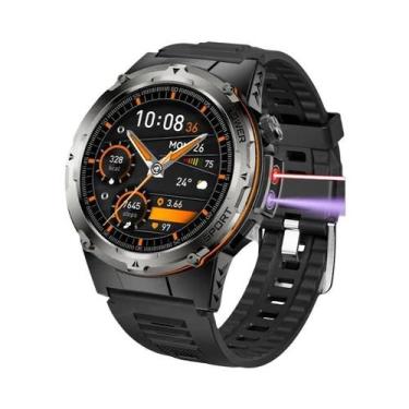 Imagem de Relógio Inteligente Esportivo Masculino HD AMOLED Com GPS, À Prova d'Á