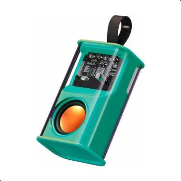 Imagem de Caixa De Som Portátil Potente 5w Com Led Rgb Bluetooth 5.3 Bivolt - X-