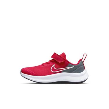 Imagem de Nike Tênis feminino de basquete de ginástica, Branco/Vermelho, 32 EU