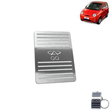 Imagem de Descanso De Pé Chery Qq 2011 Até 2014 Aço Inox