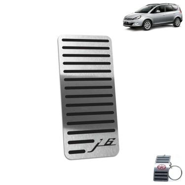 Imagem de Descanso de Pé Aço Inox Jac J6 2011 A 2016 Preto