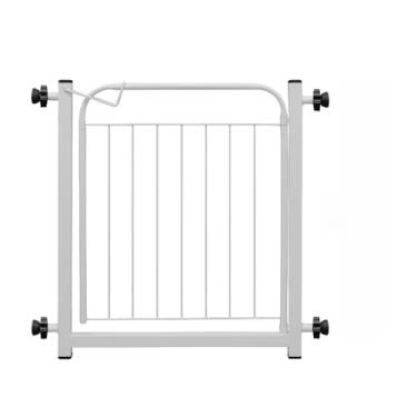 Imagem de Portão Pet Grade Aramado de Proteção Para Cães e Crianças Fechar Passagem Para Bebês Com Extensor de 10cm Largura 83cm (Branco)