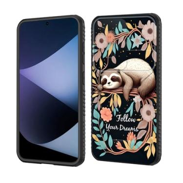 Imagem de wiaekosef Capa para Galaxy S25 FE Capa de lente de câmera deslizante integrada, proteção resistente à prova de choque, capa de camada dupla para Samsung Galaxy S25 FE 6,7 polegadas 2025, bebê preguiça