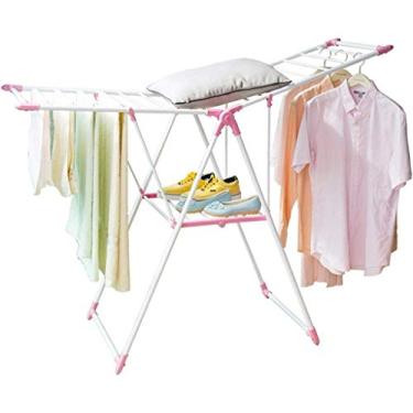 Imagem de Cabide de secagem de roupas, cabide dobrável, prateleira de secagem de roupas internas, salão de beleza, hotel, toalha, estante de secagem de lençóis de telhado, a (A) (A)