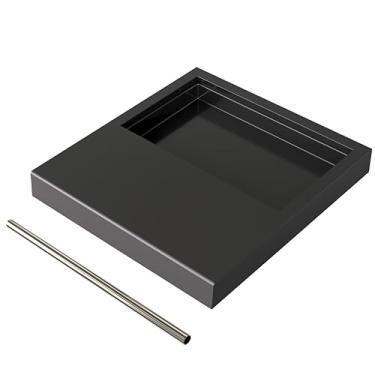 Imagem de Bandeja de gotejamento fina de perfil baixo estendida compatível com Gaggia Classic Pro