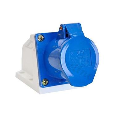 Imagem de Tomada Industrial Sobrepor JNG 2p+t 16a 6h Azul 250v MGI-113