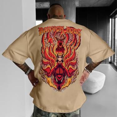 Imagem de Camiseta Naruto Kurama Kyuubi Konoha Treino Gym Academia - Fábrica, Be