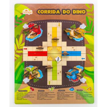 Imagem de Jogo Corrida dos Dinossauros - T0033 - Loopi Toys