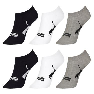 Imagem de Kit 6 Pares de Meias Puma Sapatilha Esportiva Feminino