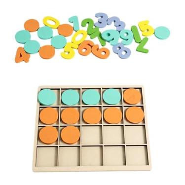 Imagem de harayaa Brinquedo de matemática de madeira, brinquedos educativos, presentes, aprendizagem, contagem, materiais manipulativos, adição e subtração, para