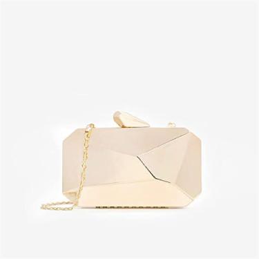 Imagem de KRASS Bolsa feminina clutch bolsa de noite elegante corrente bolsa de ombro para mulheres bolsa para casamento/namoro/festa, ouro, P, colecionador88