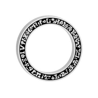 Imagem de Yu-Gi-Oh! Anel de círculo mágico escuro, OS, Aço inoxidável, Sem pedra preciosa