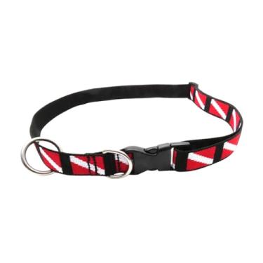 Imagem de Fenteer Cinto de mergulho autônomo, cinta para equipamento de mergulho, acessório prático para livre, alça de suspensão para equipamento de com snorkel, cinto, Vermelho