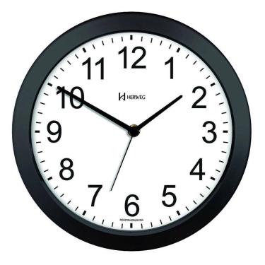 Imagem de Relógio De Parede Herweg 26Cm Fala As Horas 660095 034