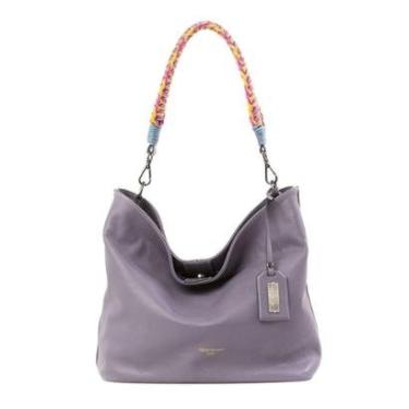 Imagem de BOLSA FEMININA EM COURO TIRACOLO LAVANDA "ADRIANA TORRES"-Feminino
